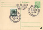Deutschland Postkarte: Ein Volk ein Reich ein Führer -