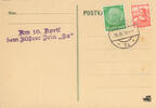 Deutschland Postkarte: Am 10. April dem Führer dein Ja! -