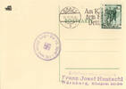 Deutschland Postkarte: Am 10. April dem Führer dein Ja -