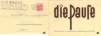 Deutschland Postkarte: Die Pause -