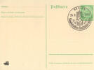Deutschland Postkarte: Staatstreffen Mussolini - Hitler -