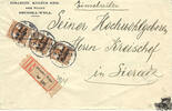 Deutschland R-Brief 1917, Nr. 11 mit Aufdruck Generalgouvernement Warschau -