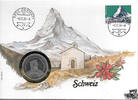 Schweiz Numisbrief 1986 - Matterhorn -