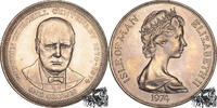 Grossbritannien 1 Crown 1 Crown 1974 - Churchill -