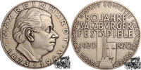 Bronze Medaille - 50 Jahre Salzburger Festspiele, Max Rainhardt -
