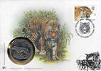 Russische Föderation  Numisbrief Russland 1993 - WWF Tiger