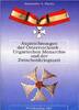 Österreich Auszeichnungen der Österreichisch-Ungarischen Monarchie und der Zwischenkriegszeit -