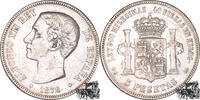 Spanien 5 Peseten 5 Pesetas 1876 DE-M, Spanien -