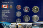 Kanada 0,01-2 Dollars KMS Kanada, Kursmünzensatz -