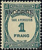   Andorra Andorra (französisch) * 1932 -  Postauftrags-Portomarke mit Aufdruck ANDORRE - 1 Franc 