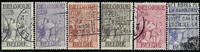 Albanien Belgien o 1933 - Kampf gegen die Tuberkulose - 10+5 Centimes bis 1.75+0.25 Franc -