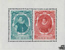 Belgien Belgien ** 1942 - Blockausgabe: Kampf gegen die Tuberkulose - 3.25+6.75 und 5+10 Franc -