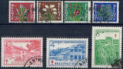 Belgien Belgien o 1950 - Kampf gegen die Tuberkulose: Blumen und Sanatorien - 20+5 Centimes bis 8+4 Franc -