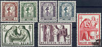 Belgien Belgien * 1956 - Kampf gegen die Tuberkulose - 20+5 bis 8+4 Franc -