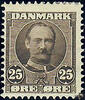 Albanien Dänemark * 1907 - Freimarken: König Frederik VIII - 25 Ore -