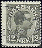 Dänemark o 1918 - Freimarken: König Christian X. - 12 Ore