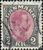 Dänemark o 1925 - Freimarken: König Christian X.- 2 Kronen