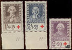 Finnland Finnland ** 1935 - Rotes Kreuz: Finnische Gelehrte, 1 1/4 Markka+15 Pennia - 2 1/2 Markka+25 Pennia -