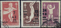 Finnland Finnland o 1948 - Bekämpfung der Tuberkulose - 7+2 Markka bis 24+6 Markka -