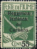 Kroatien Italien ** 1920 - Militärpostmarke: Fiume, Besetzung der Carnaro Inseln - 55 Centesimi -