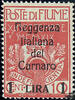 Kroatien Italien ** 1920 - Militärpostmarke: Fiume, Besetzung der Carnaro Inseln - 1 Lira -