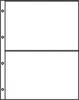 Einsteckblätter A4 schwarz mit 2 Taschen (220 x 147 mm) - 10er-Packung -