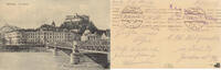 Österreich Postkarte Salzburg - Justizgebäude -