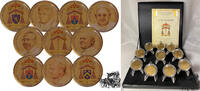 10 x 0,50 Euro 10 x 50 Cent - Sede vacante Set -