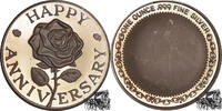 AE-Medaille o. Jahr - Happy anniversary, Geburtstags-Medaille, 1 Unze Silber -
