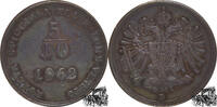 5/10 Soldo 5/10 Soldo 1862 B- Lombardei/Venetien -