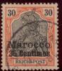 Deutsche Post in Marokko, 35 Centimos - Nr.12 -