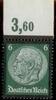 DR 1934 **, Pfg. 6 -Hindenburg Plattendruck Oberrand -