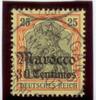 Deutsche Post in Marokko, 30 Centimos - Nr.25 -