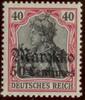 Deutsche Post in Marokko, 50 Centimos - Nr.52 ** -