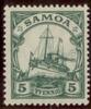 Deutsche Kolonien Samoa, 5 Pfennig - Nr.21 ** -