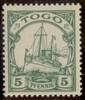 Deutsche Kolonien Togo, 5 Pfennig - Nr.8 ** -