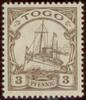 Deutsche Kolonien Togo, 3 Pfennig - Nr.20 ** -