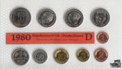 Deutschland 12,68 Mark KMS 1980 D - Deutschland -