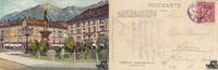 Österreich Ansichtskarte Innsbruck, Margaretenplatz und Rudolfsbrunnen -