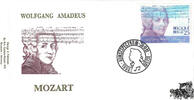 Belgien FDC 1991 - 200. Todestag W. A. Mozart -