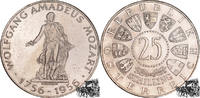 Österreich 25 Schilling 25 Schilling 1956 - Mozart - f.stpfr. -