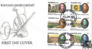 Malediven FDC 1992 - 200. Todestag W. A. Mozart -