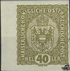 Österreich 1916 **, 40 Heller - Freimarke Wappen -