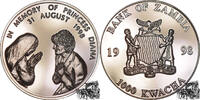 Sambia 1000 Kwacha 1000 Kwacha 1998 - Diana's 10. Todestag var. -