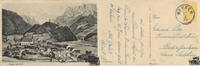Österreich Postkarte: Markt-Werfen -