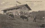 Österreich Postkarte: Wirtschaftshütte auf der Loferer-Alpe -