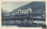Österreich Postkarte: Hotel und Pension Krone -