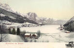Österreich Postkarte: Salzkammergut - Grundlsee im Winter -