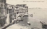 Deutschland Ansichtskarte Napoli - Palazzo di Donn Anna Carafa con barche di pescatori -