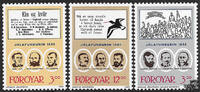 Färoeer Inseln Dänische Verwaltung Färöer 1988 ** - 100. Jahrestag des Weihnachtstreffens -